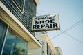 Central Shoe Repair vintage sign, Ipswich, Massachusetts Royalty Free Stock Photo