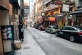 Central Soho street in Hong Kong