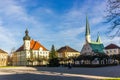 Altotting in Bavaria. Winter in Germany. Royalty Free Stock Photo