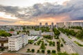 Central square in Brovary. Freedom Square.