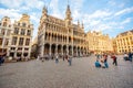 Central square in Brussels city