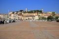 Central square in Cannes city Royalty Free Stock Photo