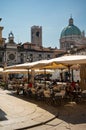 Brescia, Piazza della Loggia square. City landmark. Lombardy, Italy Royalty Free Stock Photo