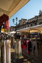 Brescia, Piazza della Loggia square. City landmark. Lombardy, Italy