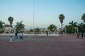 Central square in the city Playa del Carmen, Mexico, Riviera Maya