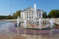 The central square of the city of Temryuk