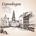 The central square - Copenhagen