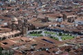 Central square In Cuzco, Plaza de Armas.