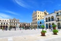 Central square in Havana, Cuba Royalty Free Stock Photo