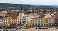 The central square of Kromeriz Royalty Free Stock Photo