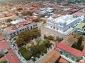 Central square of Leon city