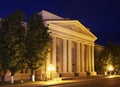 Central square in Maladzyechna. Belarus Royalty Free Stock Photo