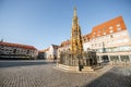 Central square of the old town in Nurnberg, Germany Royalty Free Stock Photo