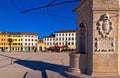 Central square in Palmanova landmarks view,