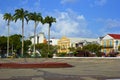 Central square in Point a Pitre, Guadeloupe, Caribbean Royalty Free Stock Photo