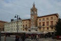 Central square of Rimini, Italy