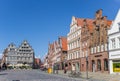 Central square Am Sande in the historic old town of Luneburg