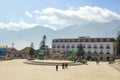 Central square of Sapa town, Vietnam