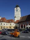 Central square in Sibiu Royalty Free Stock Photo