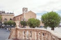Central square in Taormina, Sicily Royalty Free Stock Photo
