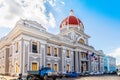 Central square wit red dome palace, Cienfuegos, Cuba