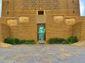 Voortrekker woman, children and wildebeeste, Voortrekker Monument, Pretoria, South Africa