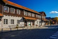 Central street with building, Kolasin, Montenegro, 28 October 2025 Royalty Free Stock Photo
