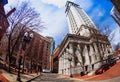 Central street buildings, Jenney Plaza in Boston