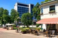 Central street of the resort city of Jurmala