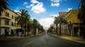 At the streets of Asmara, Capital of Eritrea Royalty Free Stock Photo