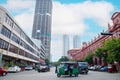 central streets of Colombo Sri Lanka