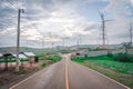 Central streets wind turbines