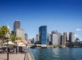 Central sydney CBD area skyline and circular quay in australia Royalty Free Stock Photo