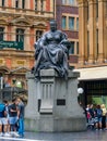 The statue of Queen Victoria in Central Sydney, Australia Royalty Free Stock Photo