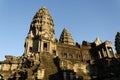 Central Tower of Angkor Wat in Siem Reap Royalty Free Stock Photo