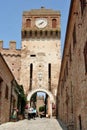 Central tower in Gradara castle, Central Italy