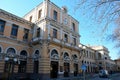 Central train railway station baroque architecture Plovdiv Bulgaria