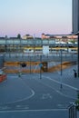 Central train station, Uppsala Sweden, summer night