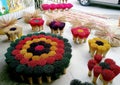 Central Vietnam Hue Tour Vietnamese Incense Joss Sticks Making Workshop Colorful Floral Pattern Display
