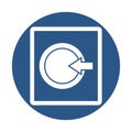 Centralize Half Glyph Style vector icon which can easily modify or edit