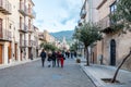 Centre of Castelbuono in Sicily, Italy Royalty Free Stock Photo