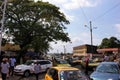 In the centre of Douala, Cameroun