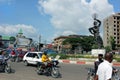 In the centre of Douala, Cameroun