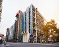 Centre Georges Pompidou. It houses library, National Art Modern museum and IRCAM. Royalty Free Stock Photo