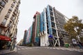 Centre Georges Pompidou It houses library, National Art Modern museum and IRCAM.