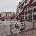 Centre gorge pompidou, deconstruction architecture in the center of Paris, France