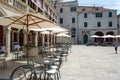 Centre of Old Town in Sibenik, Croatia Royalty Free Stock Photo