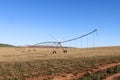 Centre pivot irrigation on farm near Oudtshoorn