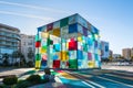 Centre Pompidou in Malaga, Spain Royalty Free Stock Photo