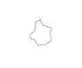 Centre-Val de Loire outline map France region